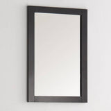 Fresca FMR2302BL Hartford 20" Black Traditional Bathroom Mirror - Traditional, Black, Ground Shipping