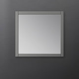 Fresca FMR2303VG Manchester Regal 30" Gray Wood Veneer Traditional Bathroom Mirror