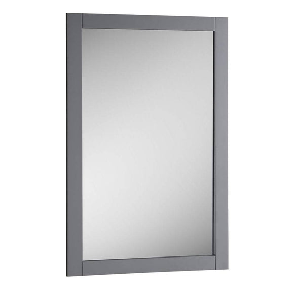 Fresca FMR2304GR Manchester 20" Gray Traditional Bathroom Mirror - Traditional, Gray, Ground Shipping