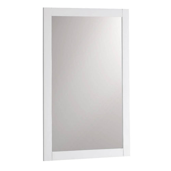 Fresca FMR2304WH Manchester 20" White Traditional Bathroom Mirror - Traditional, White, Ground Shipping