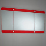 Fresca FMR5092RD Energia 48" Red Three Panel Folding Mirror