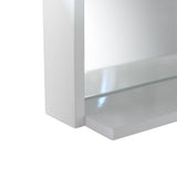 Fresca FMR8118WH Allier 16" White Mirror with Shelf