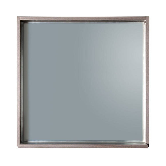 Fresca FMR8130GO Allier 30" Gray Oak Mirror with Shelf