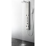 Fresca FSP8001BS Pavia Stainless Steel (Brushed Silver) Thermostatic Shower Massage Panel