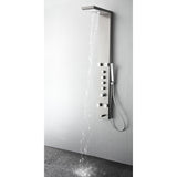 Fresca FSP8006BS Verona Stainless Steel (Brushed Silver) Thermostatic Shower Massage Panel