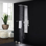Fresca FSP8011BS Modena Stainless Steel (Brushed Silver) Thermostatic Shower Massage Panel