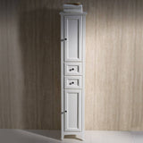 Fresca FST2060AW Oxford Antique White Tall Bathroom Linen Cabinet
