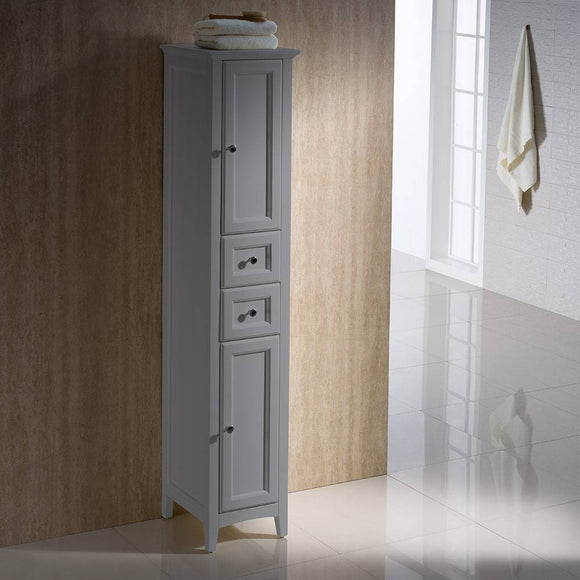 Fresca FST2060GR Oxford Gray Tall Bathroom Linen Cabinet
