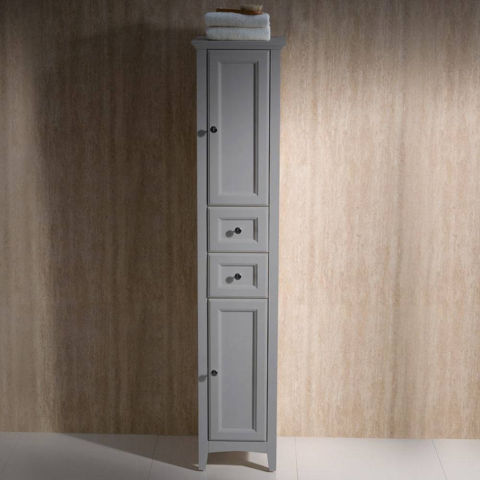 Fresca FST2060GR Oxford Tall Bathroom Linen Cabinet in Grey