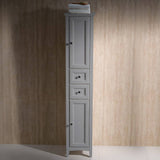 Fresca FST2060GR Oxford Gray Tall Bathroom Linen Cabinet