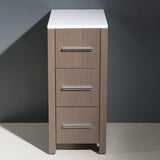 Fresca FST6212GO Torino 12" Gray Oak Bathroom Linen Side Cabinet