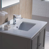 Fresca FVN2030GR Oxford 30" Gray Traditional Bathroom Vanity