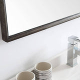 Fresca FVN31-2424ACA-FS Formosa 48" Floor Standing Double Sink Modern Bathroom Vanity with Open Bottom & Mirrors