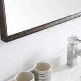 Fresca FVN31-3030ACA Formosa 60" Wall Hung Double Sink Modern Bathroom Vanity with Mirrors