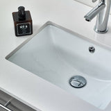Fresca FVN6124GR-UNS Lucera 24" Gray Wall Hung Undermount Sink Modern Bathroom Vanity with Medicine Cabinet