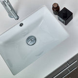 Fresca FVN6130GR-UNS Lucera 30" Gray Wall Hung Undermount Sink Modern Bathroom Vanity with Medicine Cabinet