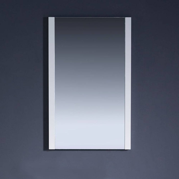 Fresca FVN62-2412WH-VSL Torino 36" White Modern Bathroom Vanity with Side Cabinet & Vessel Sink