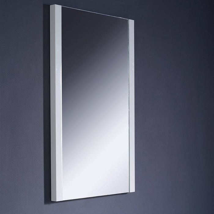 Fresca FVN6224WH-VSL Torino 24" White Modern Bathroom Vanity with Vessel Sink