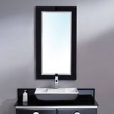 Fresca FVN7714BL Moselle 47" Modern Glass Bathroom Vanity with Mirror