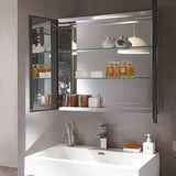 Fresca FVN8030WH Livello 30" White Modern Bathroom Vanity with Medicine Cabinet