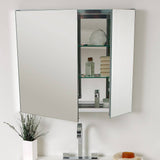 Fresca FVN8090TK Vista 36" Teak Modern Bathroom Vanity with Medicine Cabinet