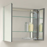 Fresca FVN8090WH Vista 36" White Modern Bathroom Vanity with Medicine Cabinet