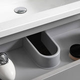 Fresca FVN93-3030GR-D Lazzaro 60" Gray Free Standing Double Sink Modern Bathroom Vanity with Medicine Cabinet