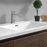 Fresca FVN9360RW-S Lazzaro 60" Rosewood Free Standing Single Sink Modern Bathroom Vanity with Medicine Cabinet