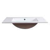 Fresca FVS6230WH Torino 30" White Integrated Sink / Countertop