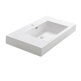 Fresca FVS8005WH Valencia 42" White Integrated Sink / Countertop