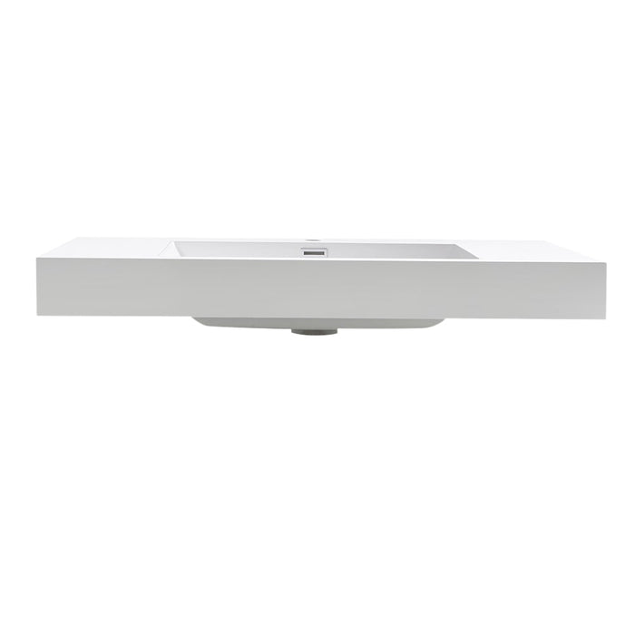 Fresca FVS8005WH Valencia 40" White Integrated Sink with Countertop