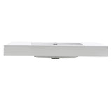 Fresca FVS8010WH Mezzo 40" White Integrated Sink / Countertop
