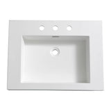 Fresca FVS8070WH Potenza 28" White Integrated Sink / Countertop