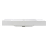 Fresca FVS8090WH Vista 36" White Integrated Sink / Countertop