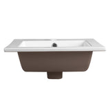 Fresca FVS8118WH Allier 16" White Integrated Sink / Countertop