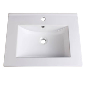 Fresca FVS8125WH Allier 24" White Integrated Sink / Countertop