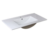 Fresca FVS8136WH Allier 36" White Integrated Sink / Countertop