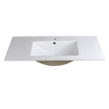 Fresca FVS8140WH Allier 40" White Integrated Sink / Countertop