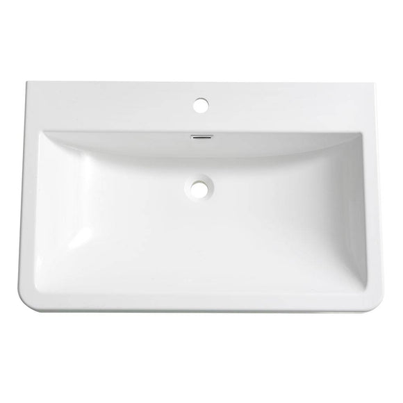 Fresca FVS8532WH Milano 32" White Integrated Sink / Countertop