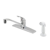 Pfister G134-4444 Pfirst Kitchen Faucet with Side Spray in Polished Chrome