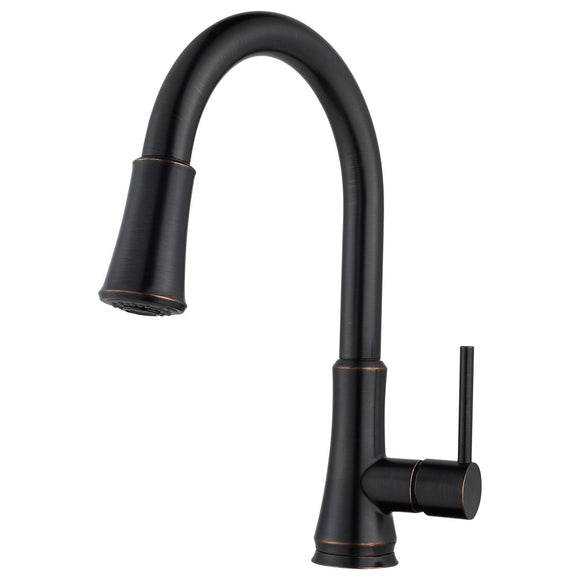Pfister G529-PF2Y Pfirst Series Pull-Down Single Handle Kitchen Faucet - Tuscan Bronze