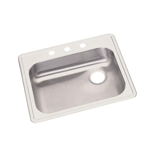 Elkay GE12522R1 Dayton Stainless Steel 25" x 22" x 5-3/8", Single Bowl Top Mount Kitchen Sink