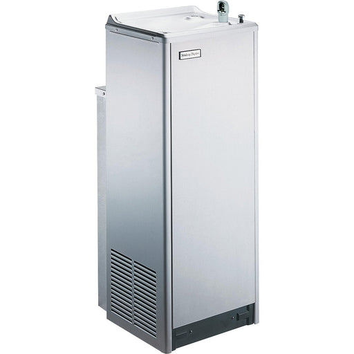 Elkay 8226143383 Halsey Taylor Floor Mount Water Cooler, Non-Filtered 14 GPH Stainless Steel