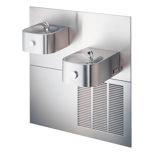 Elkay 8633083883 Halsey Taylor Contour Bi-Level Fountain, Non-Filtered 8 GPH Stainless Steel