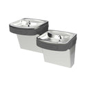 Elkay HTVZ8BLPV-NF Halsey Taylor Versatile Wall Mount Bi-Level Water Cooler, 8 GPH Platinum Vinyl