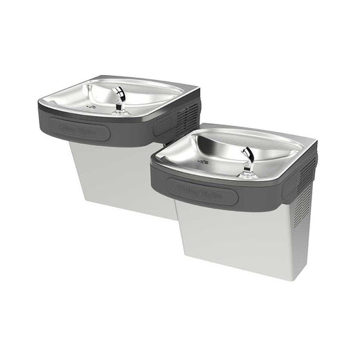 Elkay HTVZ8BLPV-NF Halsey Taylor Versatile Wall Mount Bi-Level Water Cooler, 8 GPH Platinum Vinyl