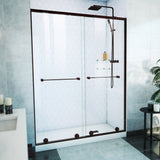 DreamLine SDHA60W760VXX06 Harmony Frameless Bypass Shower Door in Oil Rubbed Bronze