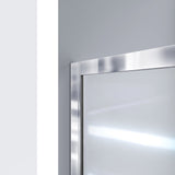 DreamLine SHDR-0960580-06 Infinity-Z 56-60 in. W x 58 in. H Semi-Frameless Sliding Tub Door, Clear Glass in Oil Rubbed Bronze