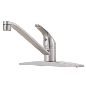 Pfister J134-144S Pfirst Series 1-Handle Kitchen Faucet in Stainless Steel