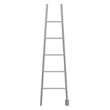 Amba ASP Jeeves Heated 75" Towel Warmer Rack Ladder with 5 Bars, Polished Finish